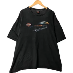 古着 ビッグサイズ ハーレーダビッドソン Harley-Davidson 鷲柄 イーグル柄 モーターサイクル バイクTシャツ メンズXXXL相当/eaa583273のサムネイル