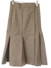 送料関税込♢sacai チョークストライプ ミディアムスカート ☆sacai☆関税込♪日本未入荷♪ポケット ミディアムスカート
