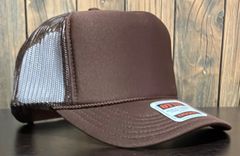 OTTO メッシュキャップ　ソリッドバイザー　　HIGHクラウン深め　ブラウン　39-165