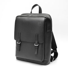 ロエベ / LOEWE　ミリタリー バックパック / リュックサック　B553J18X03　ソフトグレインカーフレザー　ブラック 【中古】 商品番号 S-158767