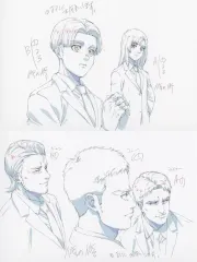 【中古】ポストカード アルミン＆アニ＆集合 複製原画ポストカード 「劇場版 進撃の巨人 完結編 THE LAST ATTACK」 第5週目入場者特典