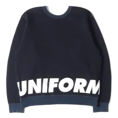UNIFORM EXPERIMENT ユニフォームエクスペリメント ニット サイズ:2 4WAY ウール クルーネック カットソー  4WAY WOOL CREW NECK CUT SEWN ネイビー グレートップス 長袖 【メンズ】【中古】のサムネイル
