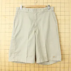 USA Dickies ディッキーズ チノ ショートパンツ ベージュ W34相当 ショーツ ハーフ ワーク アメリカ古着　060723ss93