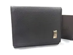 ■極美品■ dunhill ダンヒル サイドカー レザー コインケース コインパース 小銭入れ メンズ ブラック系 FI2837