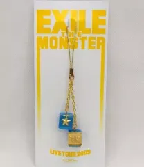 【中古】ストラップ(男性) EXILE キューブストラップ(ブルー) 「EXILE LIVE TOUR 2009 “THE MONSTER”」 