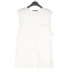 ティーバイアレキサンダーワン T by Alexanderwang ノースリーブカットソー タンクトップ XS  白 ホワイト CA00985