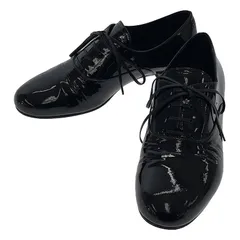 PRADA / プラダ | エナメルレザー レースアップシューズ | 34 1/2 | ブラック | レディース