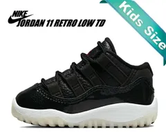 ナイキ ジョーダン 11 レトロ ロー トドラー NIKE JORDAN 11 RETRO LOW (TD) 72-10 black/gym red-white-sail 505836-001 キッズ スニーカー 子供靴 AJXI