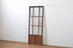 ▼現状販売▼ ガラス戸1枚 アンティーク建具 引き戸 4～7営業日前後で発送(※修理加工希望の方3ヶ月程で発送) R-064595