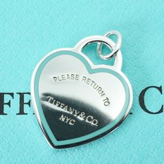 希少美品 ティファニー ブルー ライン リターントゥ ハート/25-339S