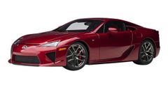 オートアート 1/18レクサス LC500レッドx ダークローズ カスタム