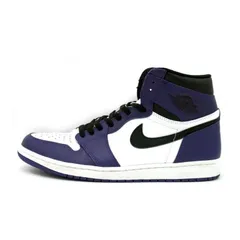 ナイキ NIKE □【 AIR JORDAN 1 RERO HIGH OG COURT PURPLE 555088 500 】 エア ジョーダン 1  レトロ ハイ コート パープル スニーカー w18239 - メルカリ