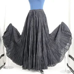 ハンドメイド ！ジプシースカート セット シルバーと紺 ハンドメイド ！ジプシースカート セット シルバーと紺