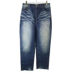 バレンシアガ　 ブーツカットデニム ダメージ加工 BALENCIAGA - 新品同様 激レア BALENCIAGA バレンシアガ SLASHED