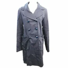 マークバイマークジェイコブス MARC by MARC JACOBS トレンチコート ジャケット 丸襟 紺 ネイビー 6 約XL-XXL ■GY14のサムネイル