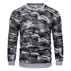 スウェット メンズ トレーナー 迷彩 プルオーバー 長袖 トップス プルオーバートレーナー クルーネック メンズトレーナー 春夏 メンズ用#miyabi30853