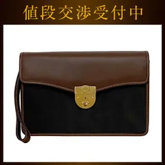 ダンヒル セカンドバッグ ec-22027 ブラウン ブラック サッチェル