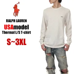 【新品・未使用】【オックスフォードグレー】ラルフローレン 長袖 Tシャツ メンズ レディース キッズ 大きいサイズ USAモデル RALPH LAUREN サーマル ロンT 長袖Tシャツ おしゃれ ロゴ ポロ ラルフ ブランド S M L XL 2XL