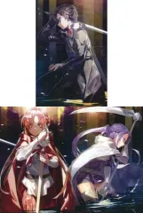 【中古】ポストカード 全3種セット abec描き下ろしポストカード 「劇場版 ソードアート・オンライン -プログレッシブ- 星なき夜のアリア」 第1週目 来場者特典