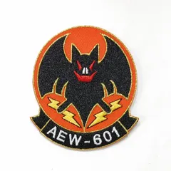 自衛隊グッズ 刺繍ワッペン AEW 601SQ 肩用 航空自衛隊 陸上自衛隊 海上自衛隊 JASDF JGSDF JMSDF