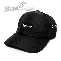 送料無料 メンズ キャップ ブラック Supreme シュプリーム Crown Band Nylon 6-Panel SS24H73 シュプリームクラウンバンドスモールボックスロゴ6パネルキャップ se1293r