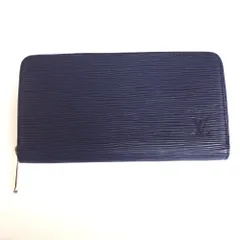 Th552031 ルイ・ヴィトン エピ ジッピー・ウォレット M61873 アンディゴブルー ラウンドファスナー長財布 LOUIS VUITTON 美品・中古