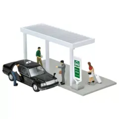 【中古】トミカ 1/64 #カースナップ04b タクシー乗り場(トヨタ クラウンコンフォート 付属) 「ジオコレ64 トミカリミテッドヴィンテージNEO」 [322825]