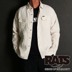 【RATS/ラッツ】LINEN SHIRT - BEIGE / リネン シャツ / 25'RS-0409【メンズ】【送料無料】