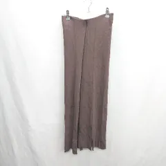 ◇ Θ Mila Owen ミラオーウェン ウエストゴム ワイドパンツ サイズ0 ブラウン レディース E  【1410290029053】