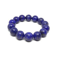 新品】ラピスラズリ 最高級 約13.5mm 大玉 RAP653 - メルカリ