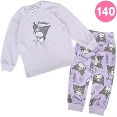 クロミ キッズ長袖パジャマ 140cm ハート 上下セット 女の子 子ども おしゃれ かわいい サンリオ sanrio キャラクター