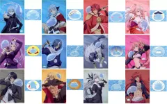 【中古】クリアファイル 全12種セット A4クリアファイル＆ステッカーセット 「一番くじ 転生したらスライムだった件 ”新星”リムル=テンペスト」 H賞