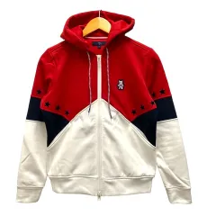 キャロウェイ CALLAWAY パーカー フーディー アウター ワンポイントロゴ 裏起毛 長袖 M 赤 レッド 白 ホワイトのサムネイル