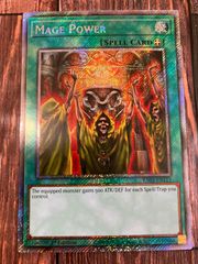 遊戯王　英語版　　魔導師の力　プラチナシークレットレア