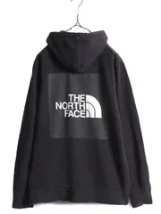 【お得なクーポン配布中!】 ノースフェイス 両面 プリント スウェット フード パーカー メンズ M / The North Face プルオーバー 裏起毛 黒 トレーナー ブラック 薄手