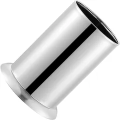 ozgram 箸立て カトラリースタンド 卓上 水切り 丸型 穴付き 調理器具 業務用 キッチン 収納 お箸 フォーク スプーン おたま ステンレス製(シルバー,  シンプルタイプ)のサムネイル