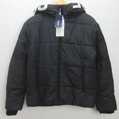 D■未使用■コンバース/CONVERSE キルトフードジャケット 中綿JKT【M】黒/MENS/137