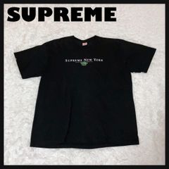 人気XLサイズ】SUPREME シュプリーム Tシャツ ビッグロゴ 黒 NY - メルカリ