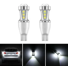 高品質 爆光 ヘッドライト級 12V/24V兼用 T16 LED バックランプ 特注LEDチップ搭載 ホワイト 左右セット 車検対応 ポン付け トヨタ 日産 三菱 ダイハツ ホンダ スズキ タイプB