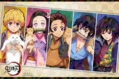 【中古】キャラカード 集合 キラキライラストシート 「鬼滅の刃×ナンジャタウン ～猫との穏やかな日々～」 フード＆メニュー注文特典