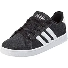 アディダス(adidas) スニーカー キッズ グランドコート EG1517 コアブラック/フットウェアホワイト/グレー 18.0cm