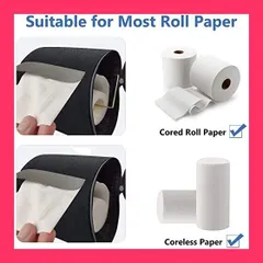 【スタッフおすすめ！】吊り下げ式トイレットペーパーホルダー 防水ティッシュホルダー 猫に強いロールペーパーケースカバー ポータブルで折りたたみ式ロール収納バッグ 調節可能なストラップ付き 壁 車 キャンプ テント ホーム オフィス ブラック