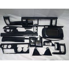 プリウス ZVW 50系 インテリアパネル 3D 黒木目 インパネ 13ピース