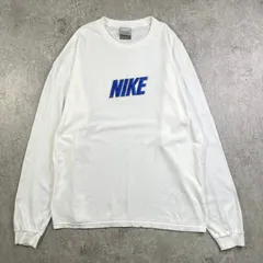 00年代 NIKE ナイキ ロングTシャツ ロンT ワッペン メンズXL相当 
