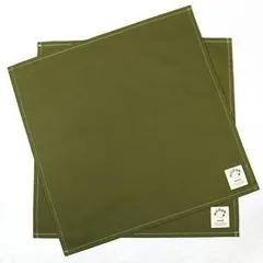 新品 サップグリーン ランチクロス（2枚セット）通園 通学 入園 準備 手作り 入園入学グッズ ランチクロス テーブルクロス ナフキン お弁当グッズ 丈夫 キッズ 給食 男の子 女の子 幼稚園 保育園 小学校のサムネイル