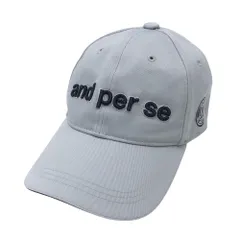 AND PER SE アンパスィ  キャップ  グレー系  [240101405487] ゴルフウェア ストストのサムネイル