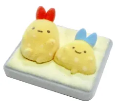 【中古】キーホルダー 【シークレット】 えびふらいのしっぽ＆あじふらいのしっぽ 「すみっコぐらし ふとした瞬間のすみっコテーマ プチすみっコマスコット」