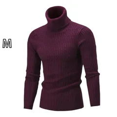 [M]秋冬 コーデ メンズ  服 シンプル ファッション オシャレ 大人 かっこいい 大きいサイズ ストリート 紳士服  タートルネックセーター カジュアル シンプル ツイスト ニット レトロ ニット ウェア