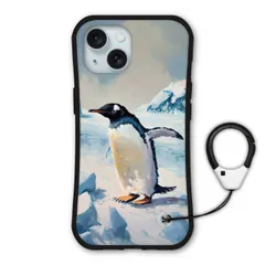 [iPhone13] iPhone13 ケース 耐衝撃 保護ケース i-coronケース カラビナストラップ付 スマホケース iPhone13 Pro 13 Mini iPhone15 14 12 11 XR XS Max ケース スマホカバー ペンギン 40