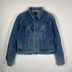 古着 80's/80年代 ヴィンテージ リー Lee USA製 デニム デニムジャケット Gジャン ブルーデニム 46L  ブルー系 メンズ